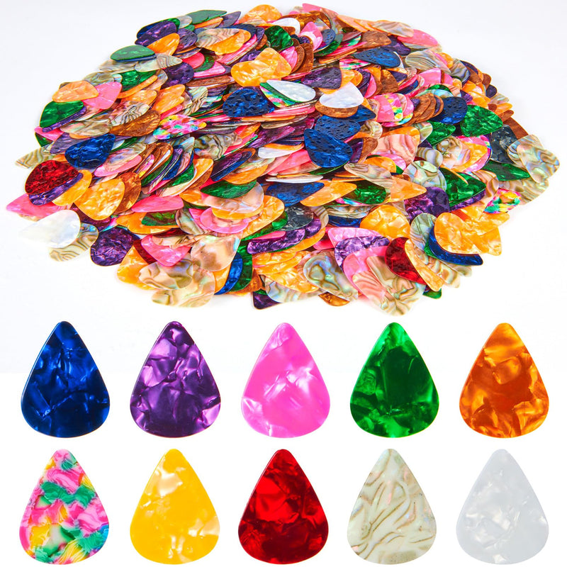 [AUSTRALIA] - Bulk Guitar Picks 1000Piece, Thin(0.46mm) Guitar Sampler Plectrums Celluloid Guitar Pick Acoustic Plectrum for Acoustic Guitar, Electric Guitar, Bass 0.46mm 1000Piece 