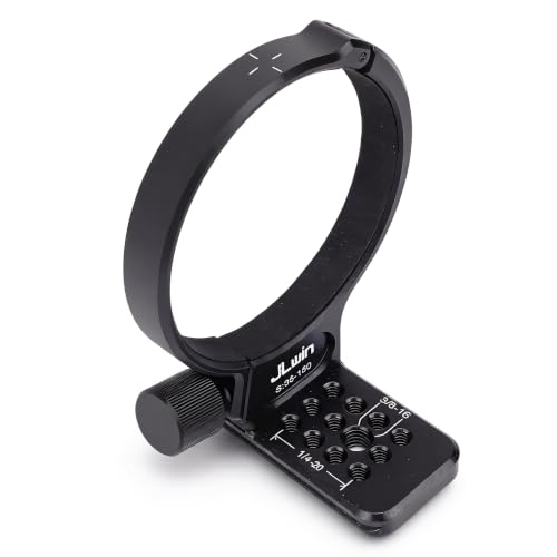Tripod Mount Ring for AF 35 to 150mm Lens, Lens Tripod Mount Ring Collar with 70mm Quick Release Plate, 1/4 3/8 Inch Screw Hole, Aluminum Alloy Tripod Mount Collar
