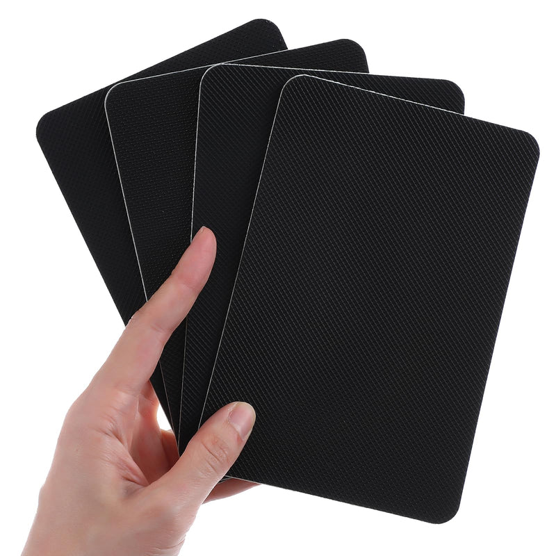 [AUSTRALIA] - Sticky Anti-Slip mat Non-Slip Rubber Tape Universal Car Dashboard Sticky mat 4pcs Adhesive Waterproof Soundproof Pad Cuttable Heat Resistant Sheet for Safer Handle & Surface for DIY Floor Cushioning 