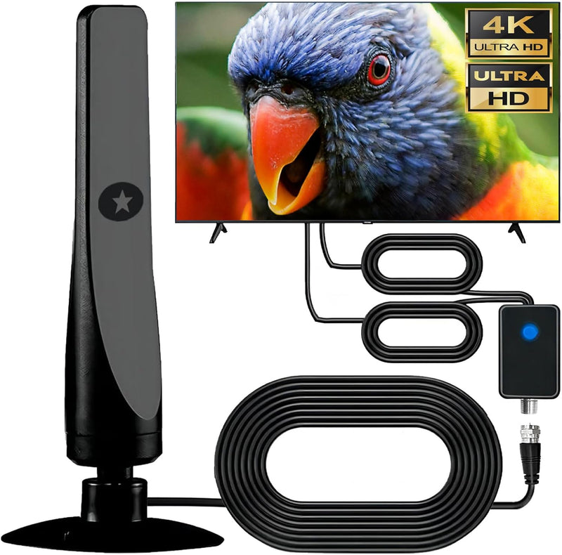[AUSTRALIA] - Wave max Tv Antenna 2024, Wave max Tv Antenna Signal Booster, Coverage Up to 500 Miles, Supports 4k Indoor Full Hd Smart Tv. 