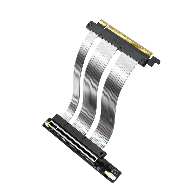PCIe 5.0 X16 Riser Cable GPU Extension Cable GEN5 Vertical Mount for Next RTX5090, GEN5 SSD Riser Card (15cm) Right Angel 15cm