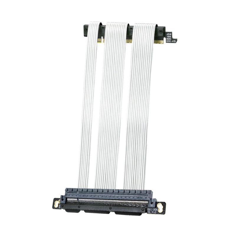 PCIe 5.0 X16 Riser Cable Dual Reverse and Straight GPU Extension Cable GEN5 for ITX A4 Case RTX5090 (15cm) Dual reverse 15cm