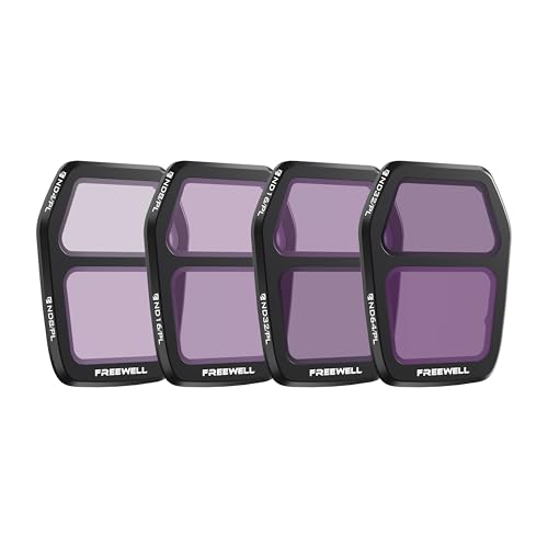Freewell Bright Day Split ND/PL Filters for Air 3S Bright Day ND/PL Kit