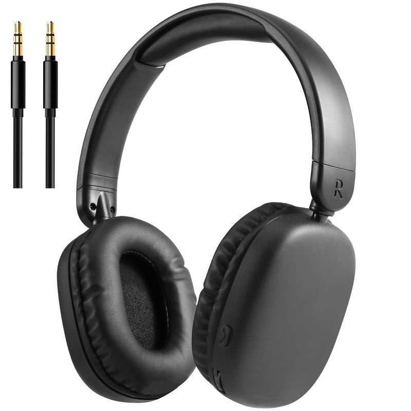 [AUSTRALIA] - FM Radio MP3 Player Headphones Micro SD Card,Wireless and Wired Lightweight Headphone with Deep Bass and Built in Microphone Over The Ear Unequaled Comfort,for Travel,Home,Birthday Gift 