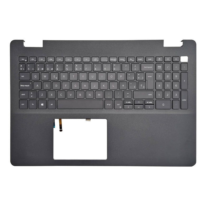 New Replacement for Dell Inspiron 15 3500 3501 3505 Laptop Upper Case Palmrest Backlit Keyboard Assembly Part 033HPP 33HPP AP2X2000101 0JHW9R JHW9R Black