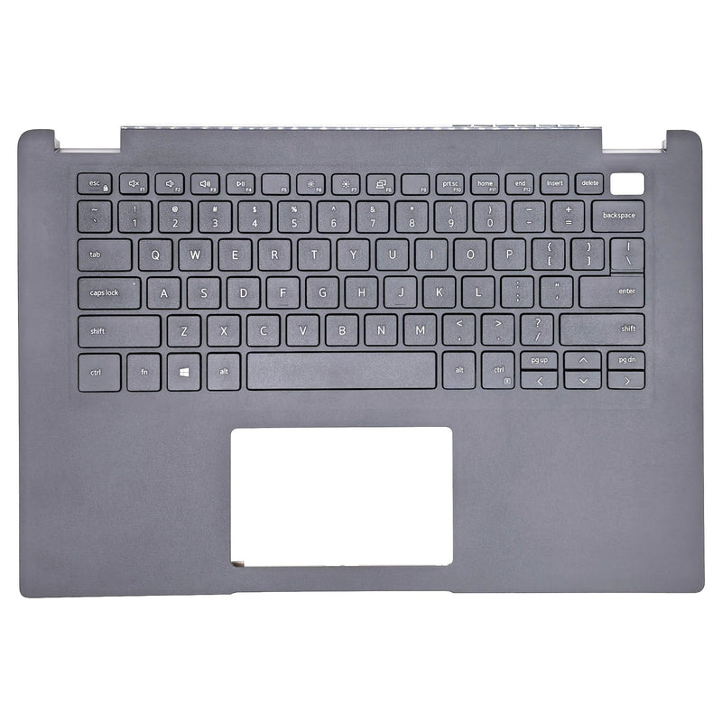 Palmrest with Non-Backlit Keyboard for Dell Latitude 3410 E3410 | Non-Backlit Keyboard, US Layout, Upper Case Top Cover Replacement, P/N 0MC2P/00MC2P Withou Backlit