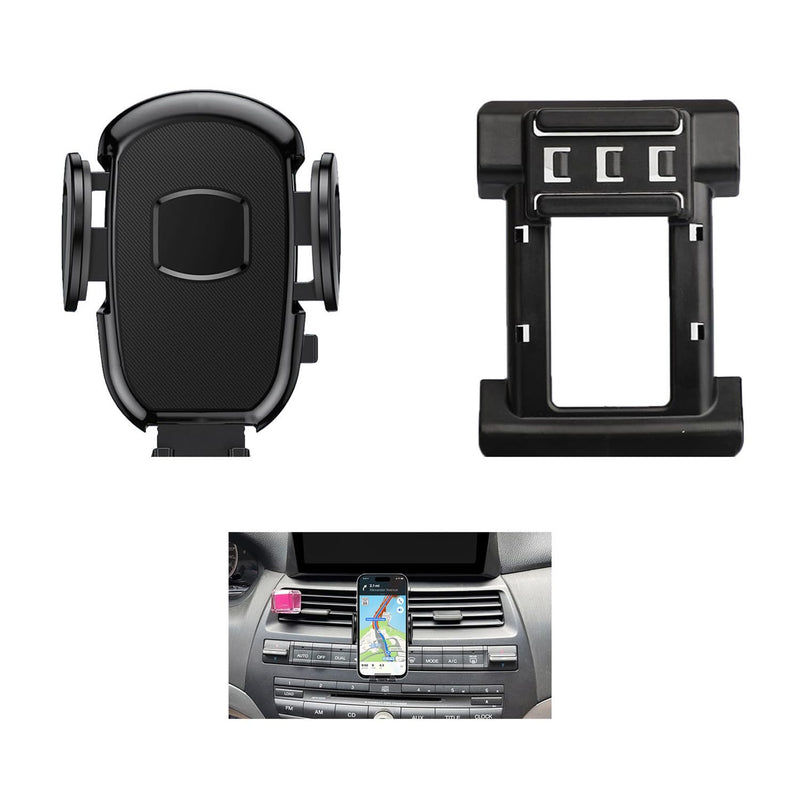 Car Phone Holder Fits for Honda Accord 8th Gen 2008-2013 Accessories with Buckle Mount Compatible with Emergency Flashers Button, Easy to Install Fit for iPhone Android and All Smartphones