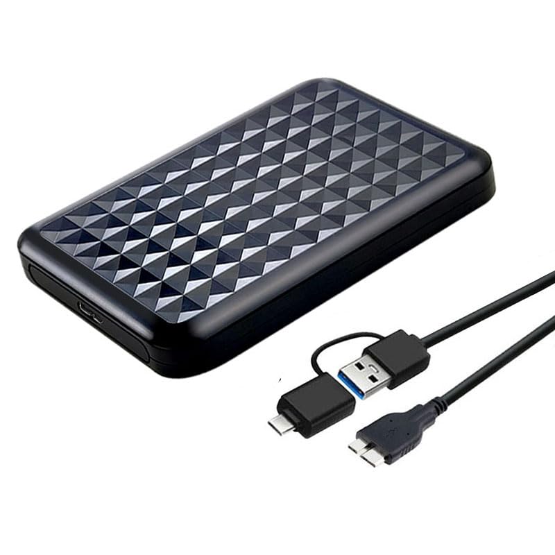 Ultra Slim Portable External Hard Drive 2.5'' USB 3.0 HDD Storage for PC, Mac, Laptop, PS4, PS5, Xbox one (250GB)