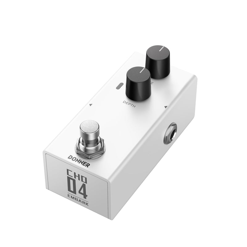 Donner EMBARK 04 Chorus Guitar Pedal, DIY Shell, Electric Guitar, Analog Guitar Effect Pedal, True Bypass