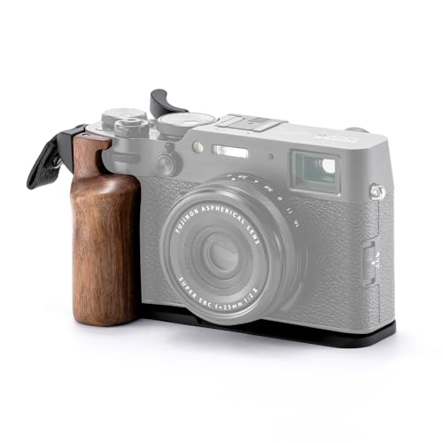 Tilta Vintage Camera Cage Compatible with Fujifilm X100VI – Black | Base Kit | Thumb Grip | Strap Attachments | ARCA Ready | Lightweight & Durable TA-T70-A-B