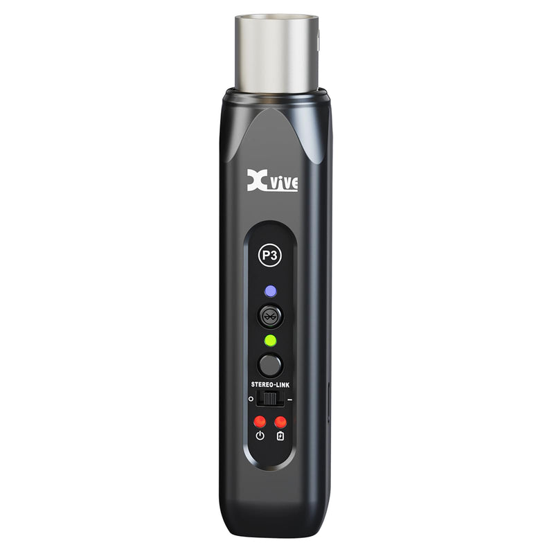 Xvive P3 XLR Bluetooth Receiver, High-Fidelity Wireless Bluetooth Adapter for Speakers, PA Systems, Mixers, DJ Equipment