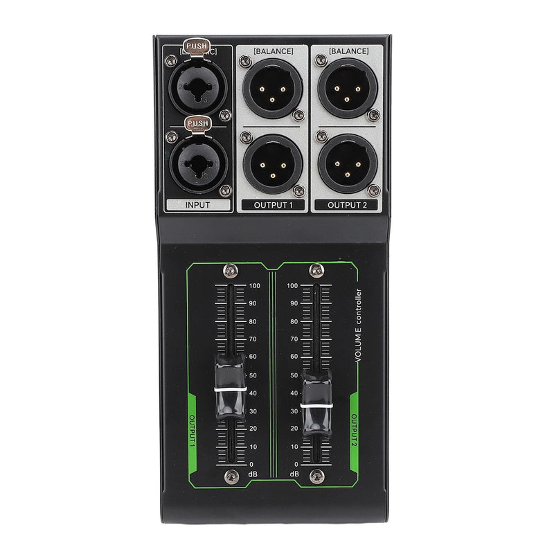 Professional Passive Volume Controller - Low Noise Audio Attenuator for Studio Recording, Live Sound Mixing | Compact Aluminum Alloy Design | Perfect for Sound Engineers & Studio Technicians