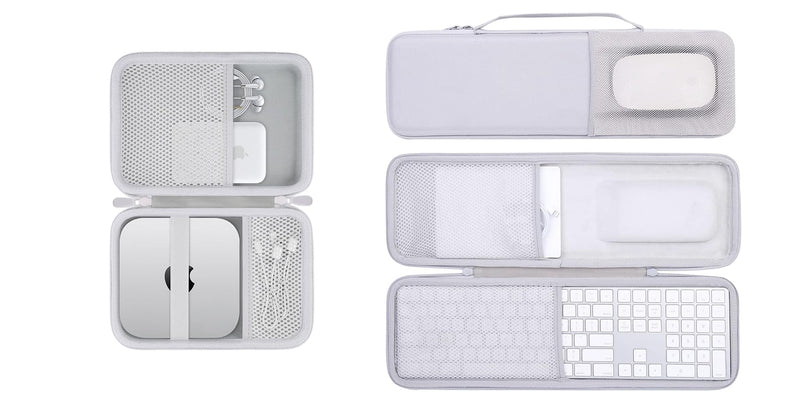 co2CREA Hard Case for Apple 2024 Mac mini M4 + Magic Keyboard + Mouse