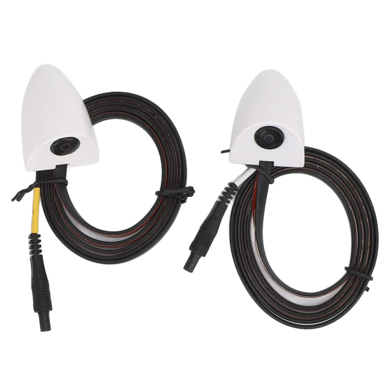 1 Pair Side Rear View Camera,80° AHD 1080P Blind Spot Camera for Monitor Units 25HZ/PAL Video Signal