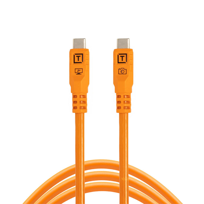 Tether Tools TetherPro Optima 10G USB-C Exclusive Data Transfer Cable | Straight to Straight Cable | TetherBoost Signal Technology | Immediate Camera Recognition | 10Gbps Fast Data Transfer 10' (3m)