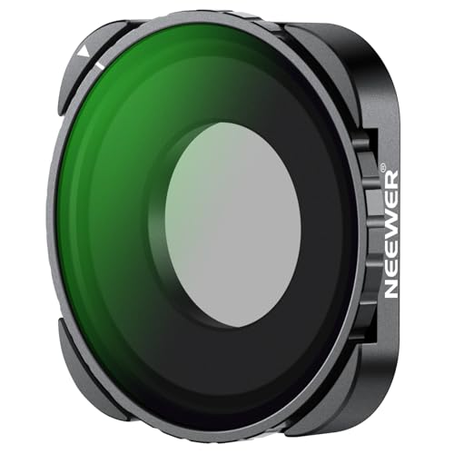 NEEWER Rotating CPL Filter for Hero 13, Multicoated HD Optical Glass Action Camera Adjustable Circular Polarizer Polarizing Filter Compatible with GoPro Hero 13 12 11 10 9, FL-GP23 Metal Frame
