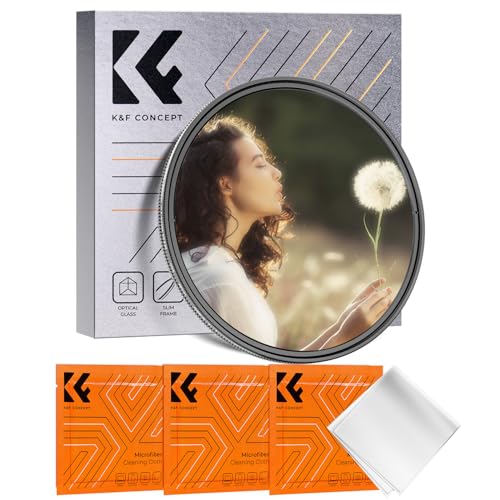 K&F CONCEPT 82mm Black Diffusion Mist 1/4 & Variable ND2-32 in-1 Filter