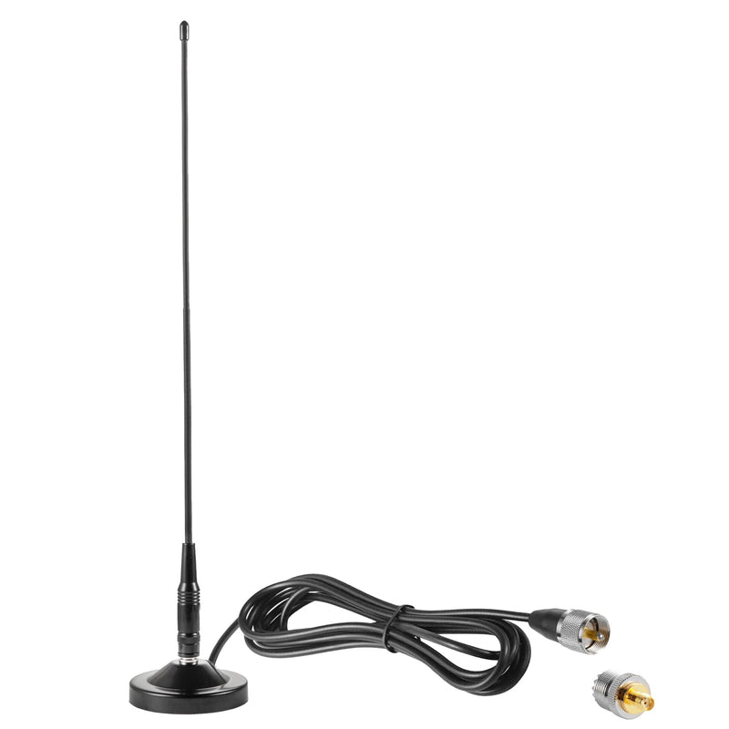[AUSTRALIA] - Vehicle Car Mobile Ham Radio GMRS Soft Whip Antenna, UHF VHF 136-174MHz 400-470MHz 2meter 70CM Magnetic Base Mount Antenna for Motorola Kenwood Midland BTECH and BaoFeng Mobile Radios, Eifagur 