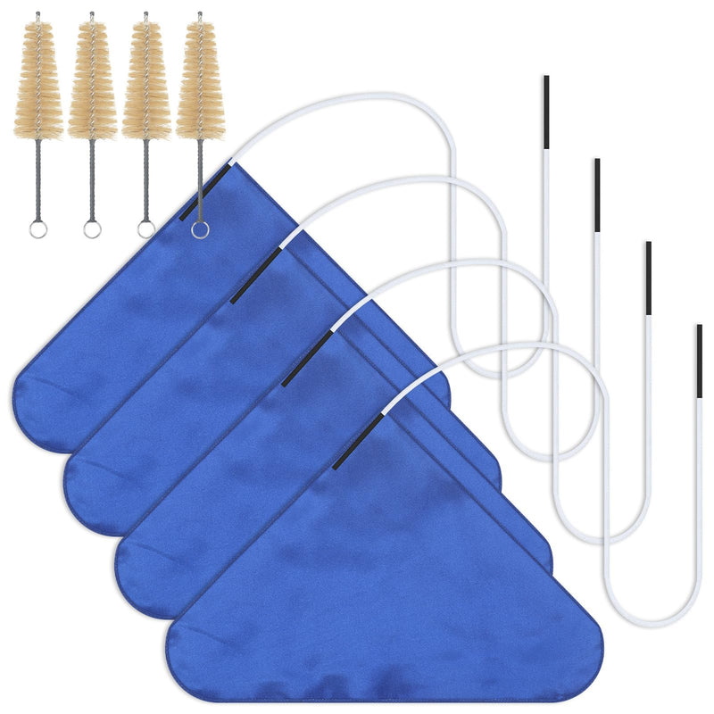 [AUSTRALIA] - Teenyyou 8 Pcs Clarinet Swab Cloth Silk Clarinet Cleaning Kit Swab Cleaning Cloth and Mouthpiece Brush for Piccolo Flute Sax Saxophone Trumpet 