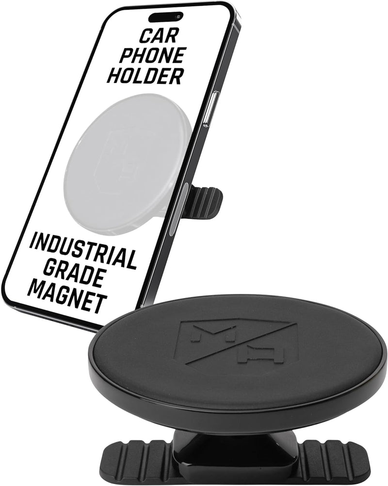 Mob Armor Slim Mount MS MagSafe Car Phone Holder, Black | Sleek Design, Industry's Strongest Pull Force, MagSafe Car Accessory for Men & Women, Works w/ iPhones & Androids
