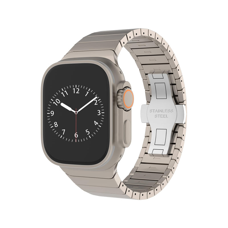 Metal Bands Compatible with Apple Watch Black 38mm 40mm 41mm Wristband Stylish and Simple Business Strap for iWatch Compatible with SE Series Ultra10 9 8 7 6 5 4 3 2 1
