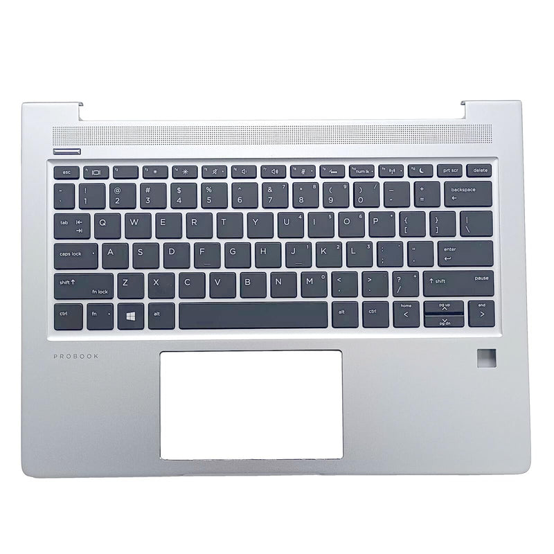 New Replacement for HP ProBook 430 435 G6 430 435 G7 Laptop Upper Case Palmrest Backlit Keyboard Assembly Part L44547-001 L44548-001 L79183-001 Silver (430 435 G6 G7 Backlit Keyboard) 430 435 G6 G7 Backlit Keyboard