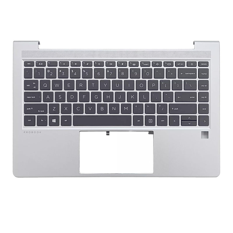 New Replacement for HP Probook 440 445 G9 G8 Laptop Upper Case Palmrest Keyboard Assembly Part N01286-001 N01287-001 M23770-001 M23769-001 Silver (Probook 440 445 G9 G8 Backlit Keyboard) Probook 440 445 G9 G8 Backlit Keyboard