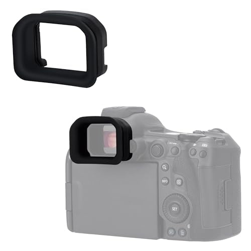 Kiwifotos Long Soft Eyecup Eyepiece Viewfinder for Canon EOS R5 Mark II For Canon R5 Mark II Camera