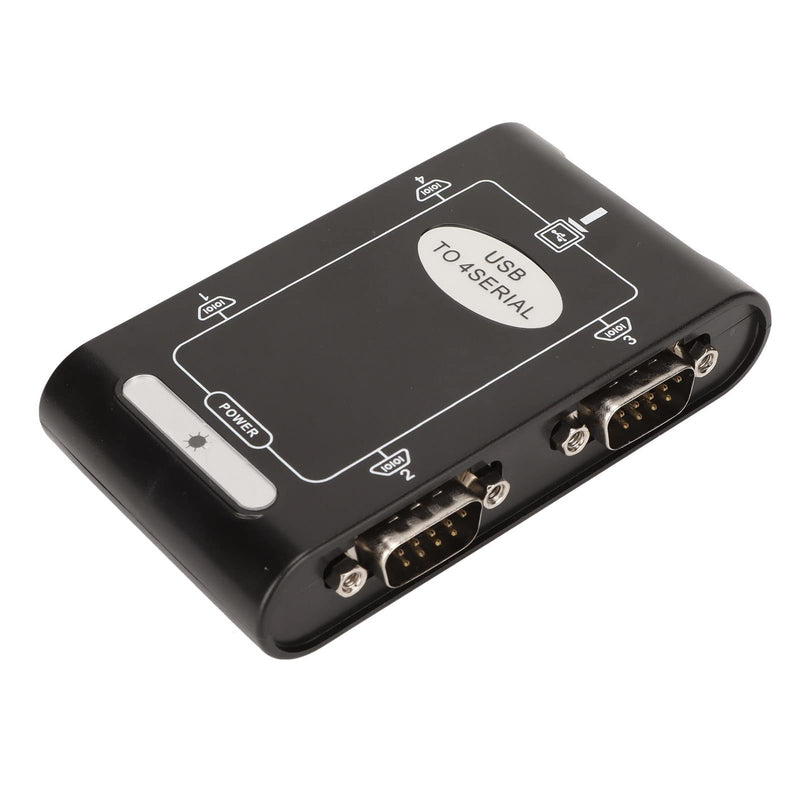 USB to Serial Hub RS232 Adapter 4 Port USB to RS232 Converter for Routers with Wide Compatibility Compact Design