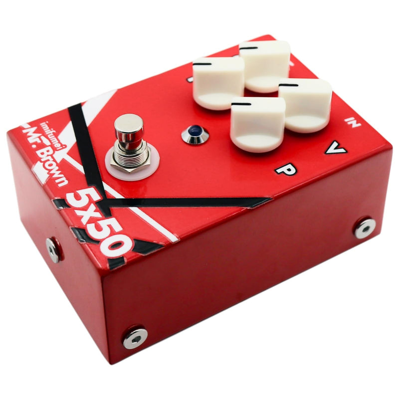 [AUSTRALIA] - Hand-made distortion Pedal, classic High Gain distortion Guitar Pedal from Crunch to Heavy Metal, True Bypass, DC 9V, Pedal for Electric Guitar RED 