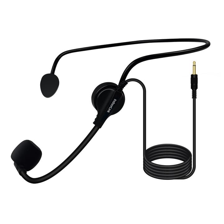 IndoorLink Over Ear Headworn Microphone for Churches, Factory/Museum Visit, Exhibition, Court.