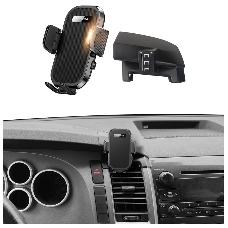 Upgraded Car Phone Holder Fits for Toyota Tundra 2007-2013 & Sequoia 2008-2017 Auto Accessories,Cradles Adjustable Cell Phone Mount for 4-7 in Phones