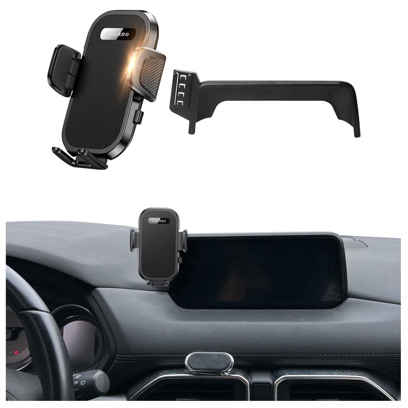 Upgraded Car Phone Holder Fits for Mazda CX-5 CX5 2017-2020 Auto Accessories(Only fit for 7-Inch Screen),Cradles Adjustable Cell Phone Mount for 4-7 in Phones For Mazda CX-5 2017-2020(7 in screen)