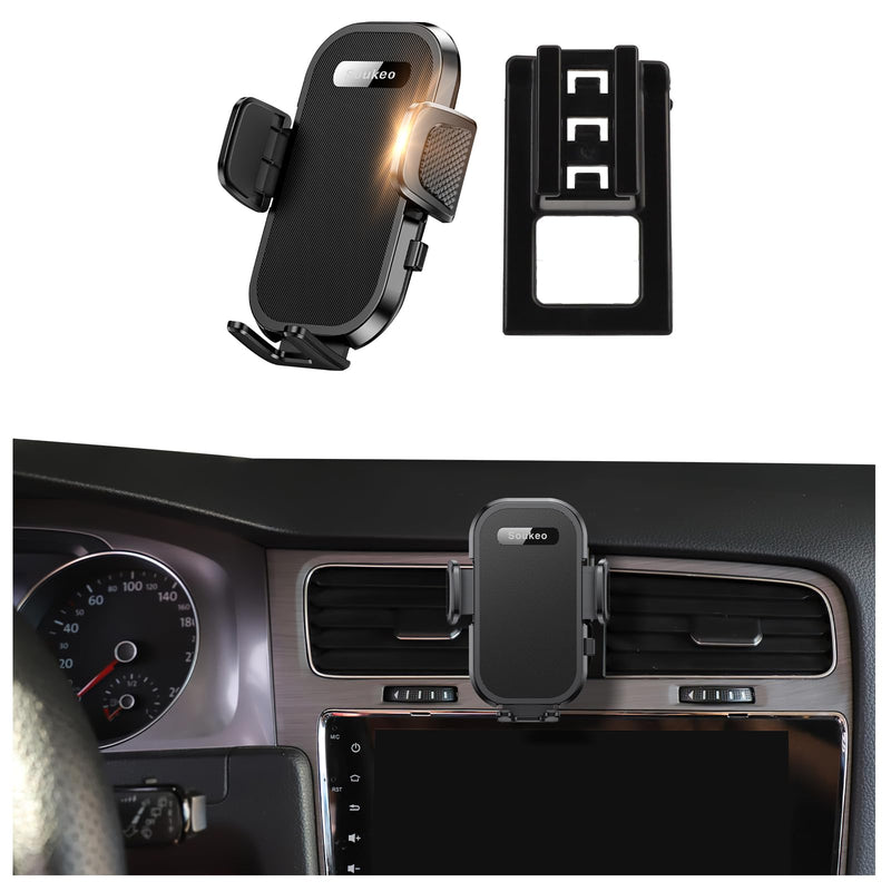 Upgraded Car Phone Holder Fits for Volkswagen VW Golf GTI 2015-2021 & Golf R 2015-2019 MK7 MK7.5 Auto Accessories,Cradles Adjustable Cell Phone Mount for 4-7 in Phones
