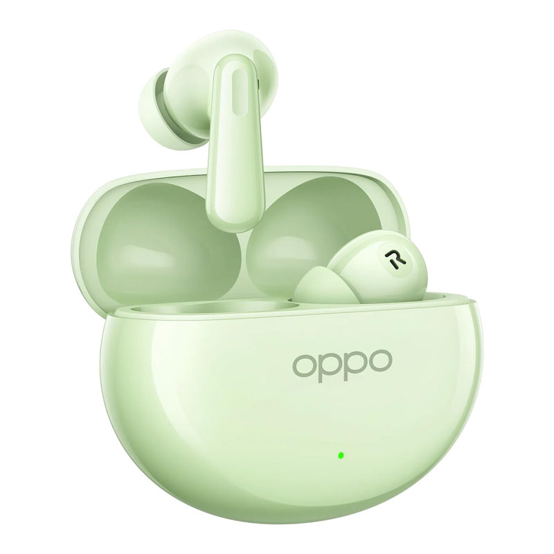 OPPO Enco Air4 True Wireless Earbuds, Bluetooth 5.4 in-Ear Headphones Stereo, 43H Playtime, 32dB Active Noise Cancelling, Dual-Mic AI Clear Call, Transparency Mode, Deep Bass, IP55, Fresh Mint