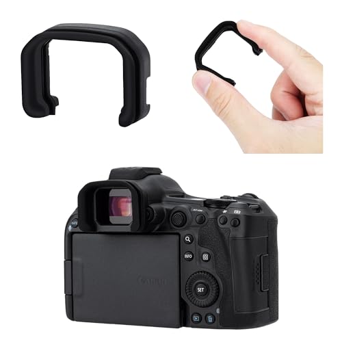 JJC Soft Rubber Eyecup Eyepiece Viewfinder for Canon EOS R5 Mark II Camera Canon ER-KE Eyecup Replacement