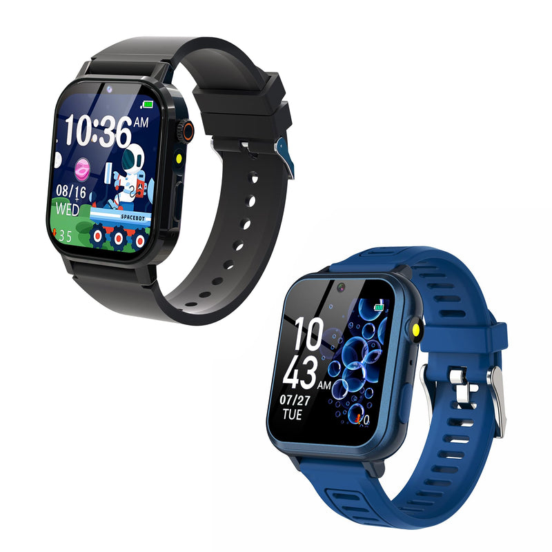 Phyulls Smart Watch for Kids, Smart Watch Toys with Video Camera Music Player Alarm Pedometer Learn Card Audio Flashlight Gift for 3-12 Year Old Boys