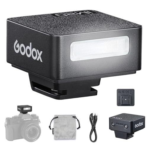 GODOX iM20 Mini Flash, GN10 Hot Shoe Mini Flash, Built in Battery