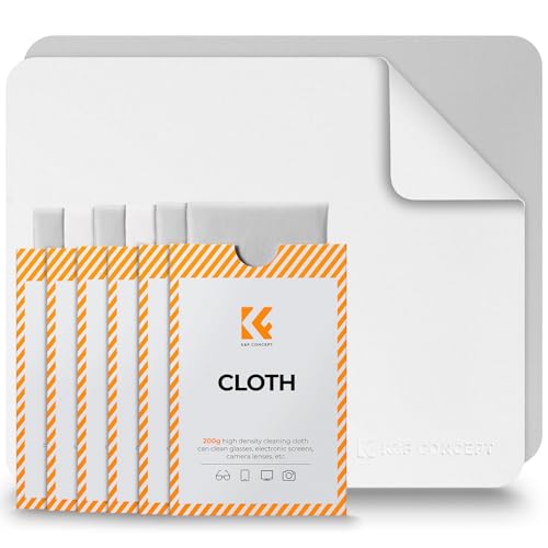 K&F CONCEPT Microfiber Lens Cleaning ClothX20,Glasses Cleaning,High Density 20