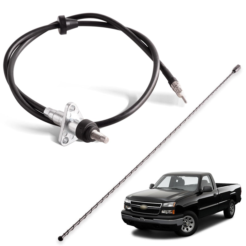[AUSTRALIA] - Radio Antenna Base Assembly Compatible with 2002-2006 Cadillac Escalade, 1999-2007 Chevy Avalanche Silverado Suburban Tahoe, 1999-2007 GMC Sierra Yukon, Replace# 15829166 