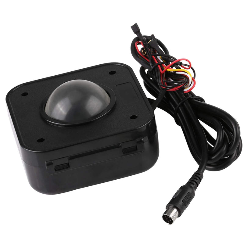 KIMISS Illuminated 4.5cm Round LED Trackball PS/2 PCB Connector for Ade