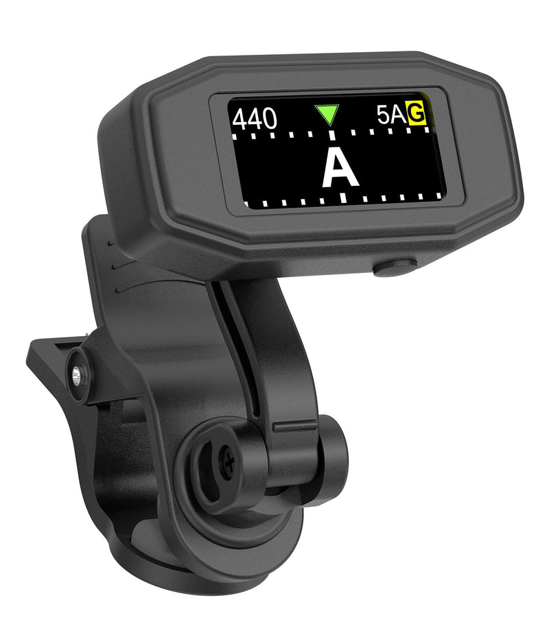 Rechargeable Clip-On Tuner Digital Professional Tuning Tool Tuner for Guitar, Bass, Ukulele, Violin, Mandolin, Banjo, Chromatic Instruments