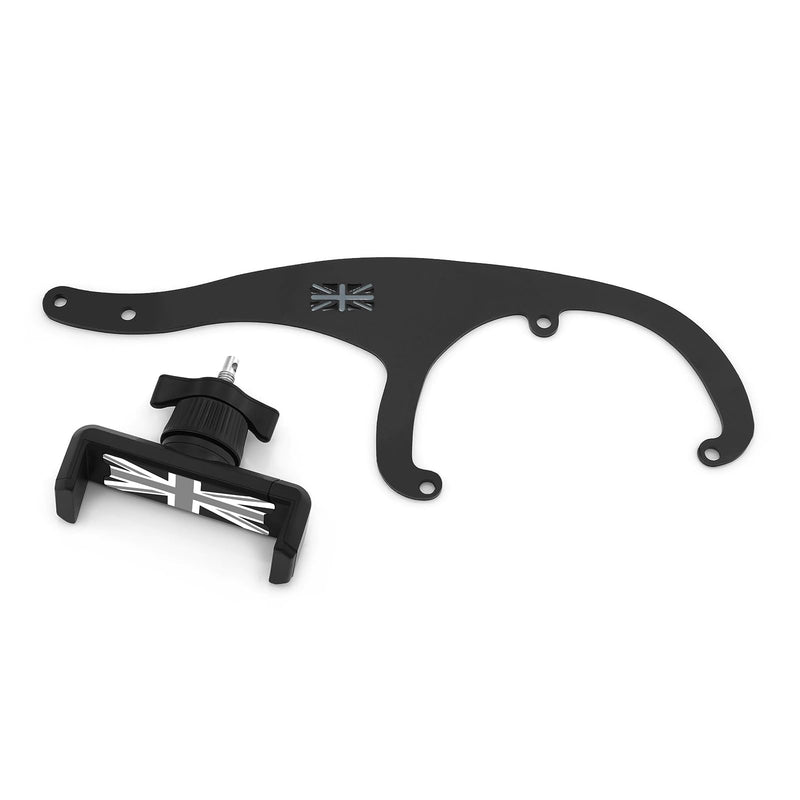 Mobile Phone Holder Mount Compatible with Cooper S D SD JCW ONE Countryman R60 2010-2016 Paceman R61 2013-2016 Phone Mount Cradle Stand Bracket (Gray Union Jack) gray union jack