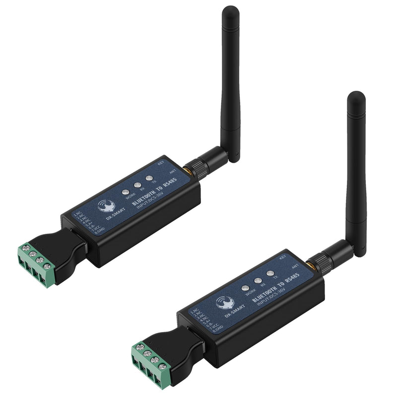 DX-CP24 Bluetooth to RS485 Serial Adapter Industrial Wireless Bluetooth Communication Module to RS485 Converter, Change 485 Wired Device to Wireless (CP24 for Device) CP24 For device