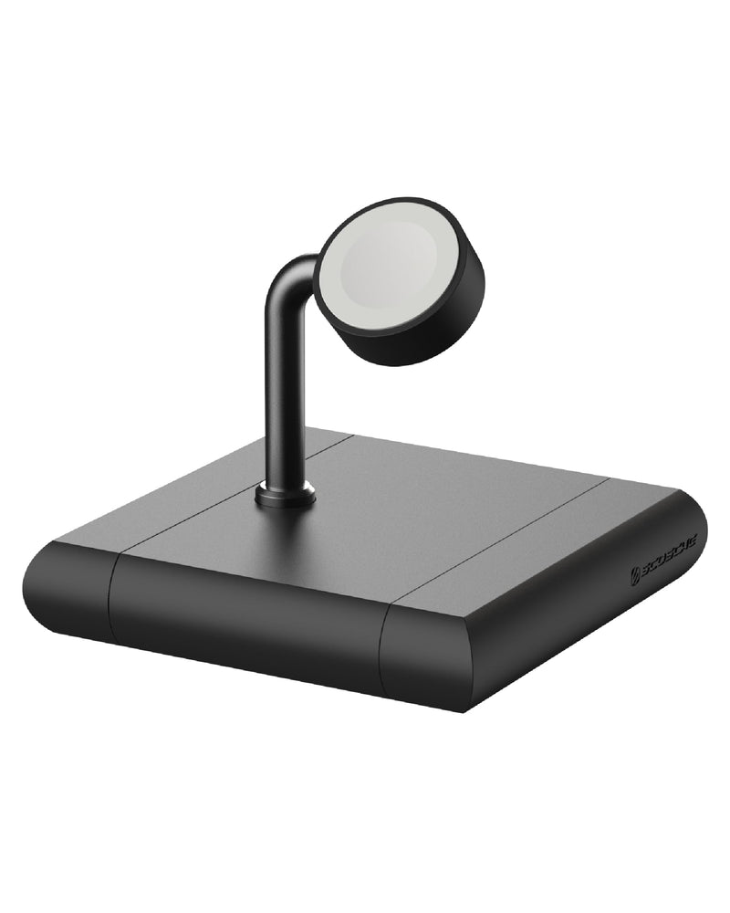 Scosche BL2AW BaseLynx 2.0, Magnetic wireless Charging Stand for Apple Watch, Fast Smart Watch Charger Docking Station Compatible with Apple Watch 2, 3, 4, 5, 6, 7, 8, 9, 10, SE, Ultra, Ultra 2, Black