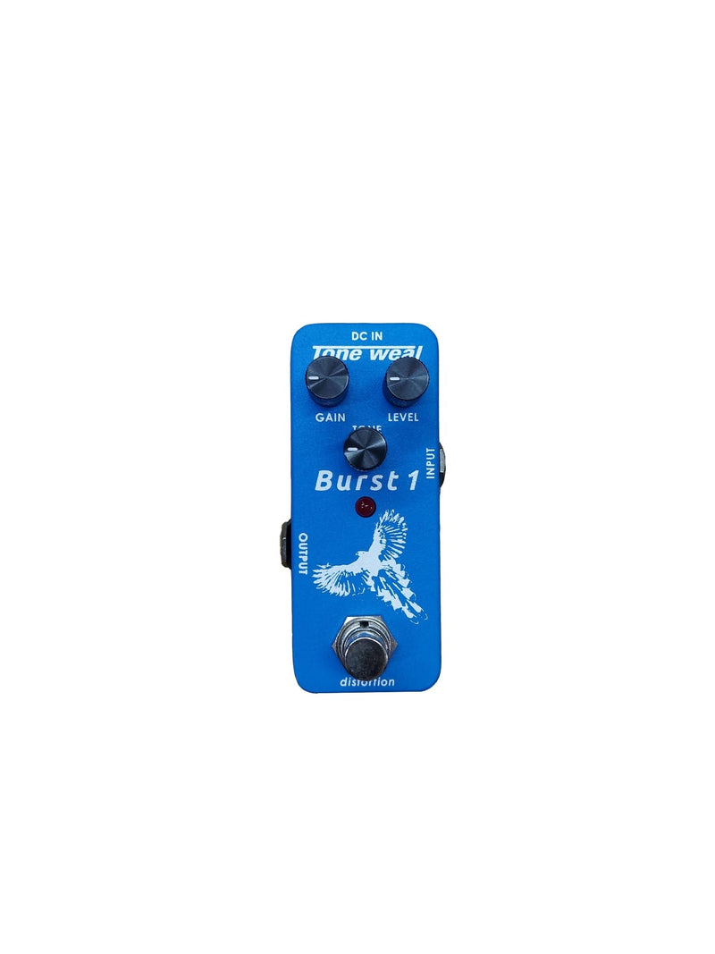 [AUSTRALIA] - Part of the MINI pedal series Burst1 Distortion MINI Pedal, Vintage and pro-quality, High-Impact Metal Tones, High rendering impact, Perfect for Hobby Metal Players, Designed/Made in Taiwan 