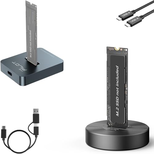 40Gbps M.2 Dock + M.2 NVMe Reader Adapter - C50D-R + SD03 Alloy