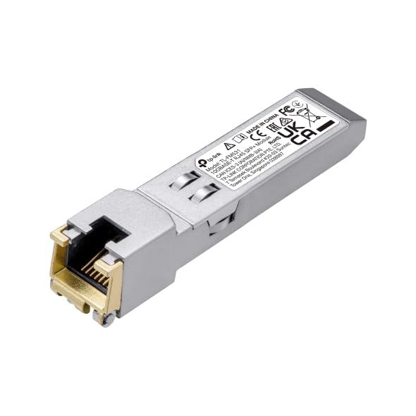 TP-Link TL-FM531, 10GBase-T RJ45 SFP+ Module, SFP+ to Ethernet | 10G SFP+ Transceiver, Plug and Play, Hot Pluggable, Up to 30m Distance, Durable Metal Casing, Versatile Compatibility V1