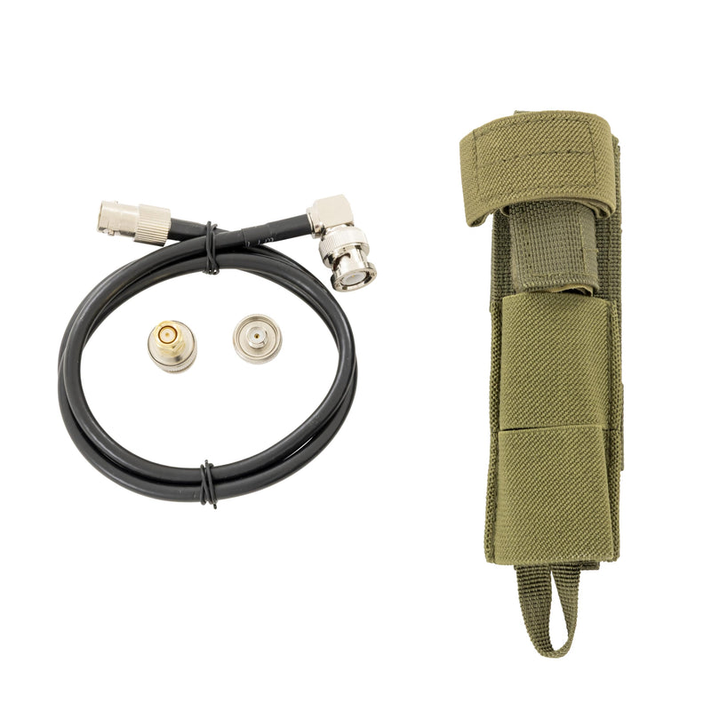 [AUSTRALIA] - Tactical Antenna Relocation Kit – Enhanced Signal & Mobility – Chest Rig & Backpack Compatible – Durable, Lightweight & Weather-Resistant – Ideal for Military, Outdoor Use (Green, 32" Cable) Green 32 Inches 