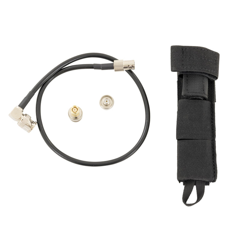 [AUSTRALIA] - Tactical Antenna Relocation Kit – Enhanced Signal & Mobility – Chest Rig & Backpack Compatible – Durable, Lightweight & Weather-Resistant – Ideal for Military, Outdoor Use (Black, 19" Cable) Black 19 Inches 